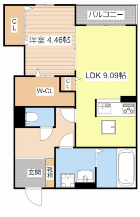 ルームス楓の物件間取画像